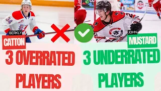 3 Underrated & Overrated Players in the 2024 NHL Draft