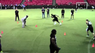 2015 National Scouting Combine - LB Drills