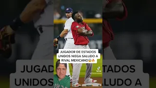 Jugador de Estados Unidos niega saludo a estrella mexicana en el Clásico Mundial de Béisbol🔥😱