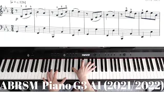 ABRSM 2021-2022 piano Grade 3 A1: Ecossaise in E flat