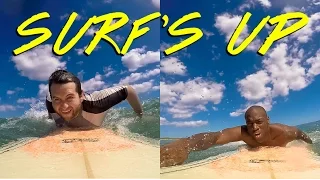 HOW TO SURF LIKE A PRO! (WITH 2 IDIOTS)