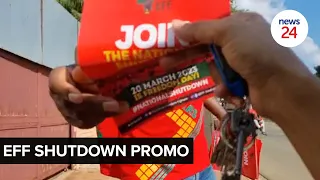 WATCH | EFF campaign door-to-door to drum up support for their national shutdown