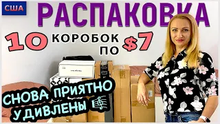 Потерянные посылки / Распаковка 10 коробок по $7 / Снова приятно удивлены /Мы довольны/ США /Флорида