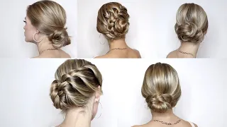 5 ИДЕЙ СОБРАННЫХ ПРИЧЕСОК НА УЧЕБУ ИЛИ РАБОТУ | 5 EVERYDAY UPDO HAIRSTYLES FOR WORK