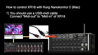 How to Use NanoKontrol to control XR18