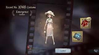 Identity V | GARDENER FINALLY GETS A *NEW* SKIN! | Is it worth the PRICE?! | "Emergence" Gameplay