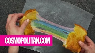 How to Make a Rainbow Grilled Cheese | Cosmopolitan