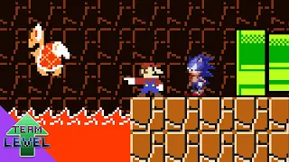 How will Mario and Sonic escape this Underground Cavern?
