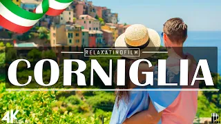 Beautiful Corniglia 4K • Relaxing Italian Music, Instrumental Romantic • Video 4K UltraHD