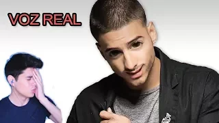 Escuchando la VOZ REAL de MALUMA sin AUTOTUNE | Vargott