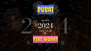 New year Dubai Fire 🔥works💥|#newyear #dubai #fireworks