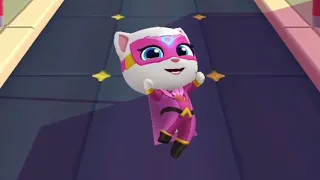 Talking Tom Hero Dash - Special Events: Raccoon Chase ( Super Angela) 02 gameplay