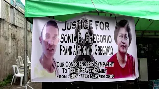 Mourners bury Filipino mother and son shot by police officer