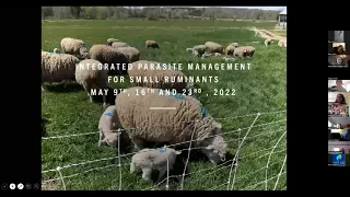 Internal Parasites in Sheep and Goats - IPM/FAMACHA© Workshop 1