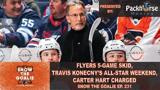 Flyers 5-Game Skid, Travis Konecny’s All-Star Weekend, Carter Hart Charged - Snow The Goalie Ep. 231