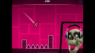 A-100 plays in geometry dash