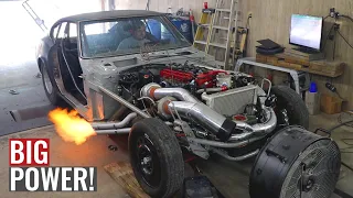 GM made a better engine than the LS? And it's an Inline 6?? - Twin Turbo Vortec 4200 Datsun Dyno