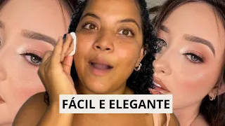 MAKE GLAM *PARA INICIANTES* MUITO FÁCIL E DESCOMPLICADA ✨