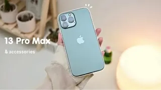 iPhone 13 Pro Max Alpine Green Unboxing🌵 aesthetic setup | Magsafe accessories |