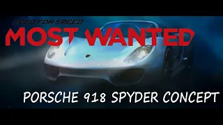 NEED FOR SPEED MOST WANTED 2012 | PORSCHE 918 SPYDER CONCEPT | ALL RACES