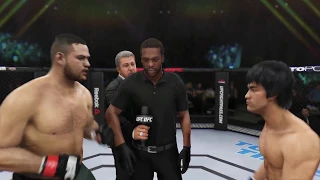 Bruce Lee vs. Tai Tuivasa (EA sports UFC 3) - CPU vs. CPU - Crazy UFC 👊🤪