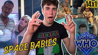 I Watch DR WHO *SPACE BABIES* for the first time |  S14xE1 REACTION