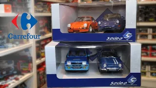 DES COFFRETS PORSCHE & RENAULT SPORT SOLIDO 1/18 disponibles en exclus chez CARREFOUR POUR NOEL 2020