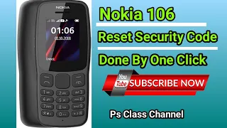 Nokia 106 {TA 1114} Reset Security Code Done 100% By infinity BEST Dongle