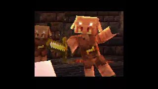 he does his silly dance #mobmod #fnf #fridaynightfunkin #minecraft #animation #nether #shorts