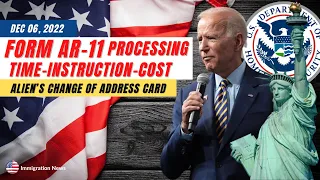 Form AR-11 | Alien’s Change of Address Card Online | AR-11 Online, Processing time And Instruction