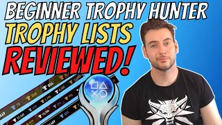 Reviewing Beginner Trophy Hunter Trophy Lists! PSN Collections of New Gamers