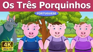 Os Três Porquinhos | Three Little Pigs in Portuguese | Portuguese Fairy Tales