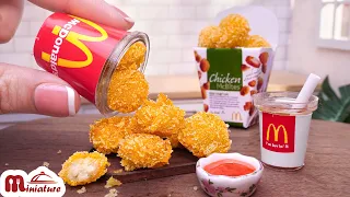 Tasty Miniature Crispy McDonald's Chicken McNuggets Recipe | ASMR Cooking Mini Food