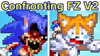 Friday Night Funkin' Sonic.EXE: Confronting Yourself [Final Zone V2] Good/Bad Ending (FNF Mod/Tails)