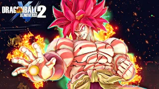 New Broly Super Saiyan God (The Wrathful God Pack) | Dragon Ball Xenoverse 2 Mod