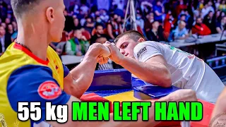 55 kg MEN LEFT HAND - WORLD ARMWRESTLING CHAMPIONSHIP 2021