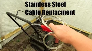 Using Stainless Steel Cable on a Weed Trimmer