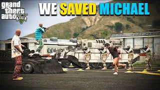 WE SAVED MICHAEL FROM MILITARY | GTA 5 | SHADOW GAMING