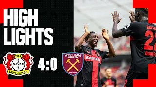 Bayer 04 schlägt West Ham mit 4:0 | Highlights mit Toren von Hofmann, Boniface und Andrich