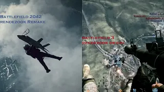 Battlefield 2042 Rendezook vs Battlefield 3 origin Rendezook (jet scene)