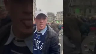 Chelsea and Lille Fans Clash Before Match #chelsea