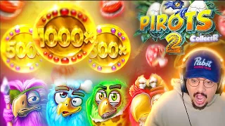 I DEGEN'D ON PIROTS 2 BUYING SUPER BONUSES, AND WE HIT THE 1000x COIN TWICE!!