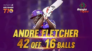 Andre Fletcher I 42 off 16 balls I Man of the Match I Match 15 I Bangla Tigers