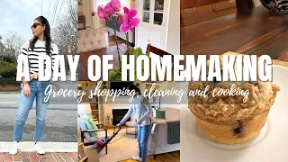 A DAY OF HOMEMAKING | Cleaning, cooking and organizing