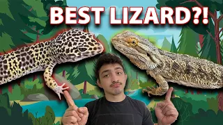 Best Beginner Lizard: Bearded Dragon VS Leopard Gecko!