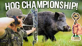 PIG HUNTING TOURNAMENT w/ Ranch Fairy! (Bowhunting Wild Pigs!)