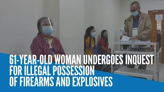 61-year-old woman undergoes inquest for illegal possession of firearms and explosives