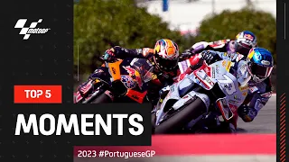 Top 5 MotoGP™ Moments 🔥 | 2023 #PortugueseGP