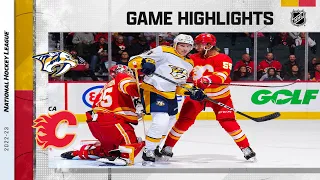 Predators @ Flames 11/3 | NHL Highlights 2022
