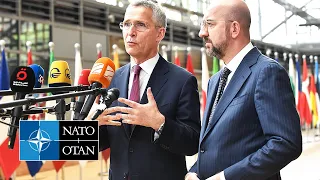 NATO Secretary General with the President of the European Council 🇪🇺 Charles Michel, 29 JUN 2023